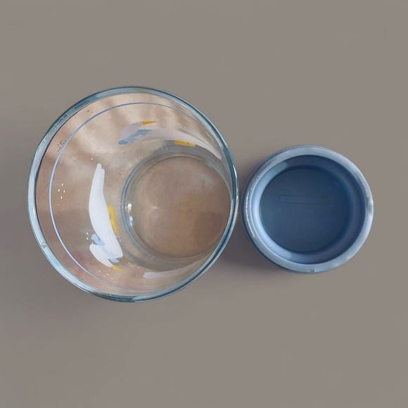 Vintage Country Goose  Glass Canister With Lid - Picture 5 of 7